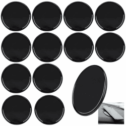 12 Stück Anti Rutsch Pad Auto, Auto Anti Rutsch Matte, Waschbare Antirutschmatte für Handy Armaturenbrett,Wiederverwendbarer Doppelseitig Klebende Nano Gel Pad(8cm)