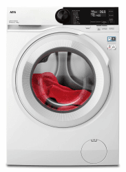 AEG Waschmaschine – Serie 6000 ProSense Mengenautomatik – 10 kg – Leise – Nachlegefunktion – Kindersicherung – Schontrommel – Vollwasserschutz – Leichtbügeln-Option – 1400 U/min – LR6A65400 6er) Mengenautomatik | 10 Kg