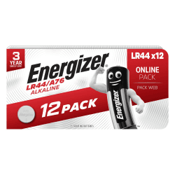 Energizer LR44/A76 Batterien, Alkaline Knopfzelle, 12 Stück Amazon Exklusiv LR44 12 pack
