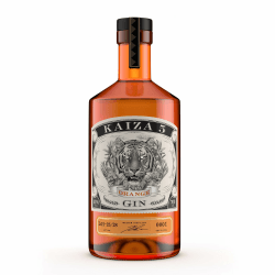 KAIZA 5 ORANGE GIN - 0,7 l - 43% | Spritzlebendige Gin-Kreation aus Kapstadt | spritzig – prickelnd – sanft mit Orange, Zitrone und Wacholder | Dein Gin-Spritz ORANGE 700 ml