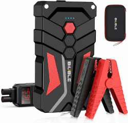 BIUBLE Starthilfe Powerbank 4000A 21800mAh Tragbarer Auto/Motorrad Starthilfe (Motoren Bis zu 1,0 L Benzin oder 8 L Diesel) 12V Starthilfegerät Jump Starter mit LED Taschenlampe/USB Ladegerät