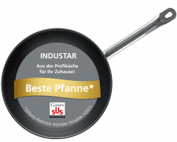 GastroSUS Industar Testsieger Bratpfanne Stiftung Warentest (1/2021) Industar Diamas Pro, Edelstahl, 28 cm 28 cm Durchmesser