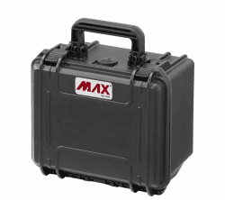 MAX MAX235H155.079, wasserdichter Koffer, Schwarz.