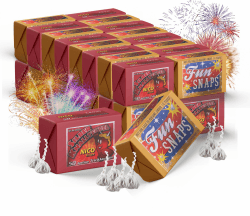 TK Gruppe Timo Klingler Happy Sparks® 2500x Knallerbsen/Display Happy Sparks® - Fun Snaps Feuerwerk Silvester Kat. F1 Display wie Knallteufel Knaller für Jugendlichen & Kinder Jugendfeuerwerk
