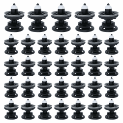 RUNYU 40 Stück Türverkleidung Befestigung Clips, Befestigung Türverkleidungs Clips, Kunststoff Auto Befestigungsclips, für Golf 5 6 7, VW T5 T6 Passat Polo Skoda Caddy, A1 A4 A5 A6