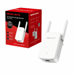 Mercusys ME30 WLAN Verstärker Repeater AC1200 (867MBit/s 5GHz + 300MBit/s 2,4GHz, WLAN Verstärker, App Steuerung, Signalstärkeanzeige, kompatibel zu allen WLAN Geräten, AP Modus) AC1200 Wi-Fi