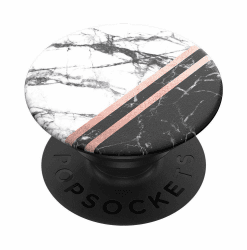 PopSockets PopGrip - Ausziehbarer Sockel und Griff für Smartphones und Tablets mit einem Austauschbarem Top - Marble Rose