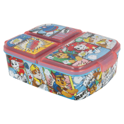 Stor Paw Patrol | Kinder 3-Fach-Sandwich-Box - Kinder-Lunch-Box - Snack-Halter - dekoriert Lunch-Box