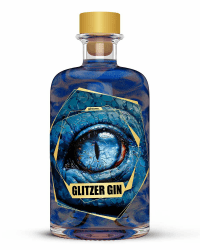ginsome. Glitzer Gin | Fruchtig im Geschmack | Hochwertiger Blauer Gin aus Deutschland | 42% Vol. (1 x 0.5 l)