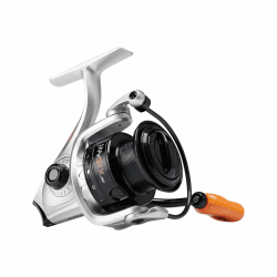 Abu Garcia Max STX Spinnrolle - Premium Angelrolle für Raubfischangler und Süßwasserfischer - Robuste Allround-Angelrolle für Hecht, Barsch und Zander - Schwarz-Silber-Gold Aluminium 40