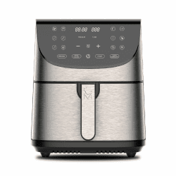 MasterPRO Rocket 700 | Freidora Sin Aceite | Capacidad de 7 L y 1700 W de Potencia | Pantalla LED Táctil y Cesta Antiadherente | Freidora de Aire | Temperatura Regulable 80-200ºC Silber 7L