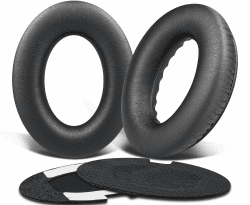 SoloWIT® Professionelle Ersatz Ohrpolster für Bose, kompatibel mit Over-Ear Kopfhörern von QuietComfort 15 QC15 QC25 QC2 QC35/Ae2 Ae2i Ae2w/SoundTrue & SoundLink Around-Ear QC25 PL Full Black