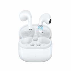 Bluetooth Kopfhörer, Kopfhörer Kabellos Bluetooth 5.4 mit 6 ENC Mikrofon, In Ear kopfhörer Bluetooth mit HiFi Stereo Tiefer Bass, Herausragender Sound, 50 Std Spielzeit, IPX7 Wasserdicht Ohrhörer Y60 Weiß