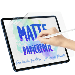 3 Stück Papier Folie Kompatibel mit iPad Air 5.Generation 2022 & iPad Air 4 2020 10,9 Zoll &iPad Pro 11 (2022/2021/2020/2018), Matte Papierfolie Schutzfolie Displayschutz Film Feel Paper Blendfreiem 10.9 Zoll