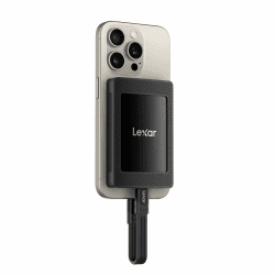 Lexar SL500M 2TB Externe SSD mit Magnetsatz, USB3.2 Gen2x2 Portable SSD, bis zu 2000MB/s Lesen, Kompaktes Externe Solid State Drive Ultra Slim Kompatibel mit iPhone 15 Serie/Mac/PS5/XBOX/Laptop/PC SL500M 2 TB