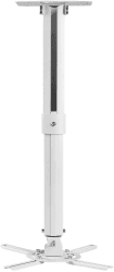 Projektor-Deckenhalterung, Universal-Projektor-Wandhalterung 360° drehbar 90° schwenkbar 90° neigbar mit 210–540 mm Verlängerungsstange bis 13,6 kg Deckenprojektorhalterung Beamer Halterung Halter 21-54mm