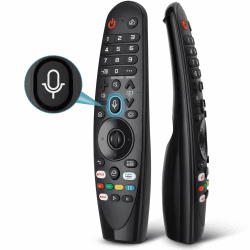 Voice Magic Fernbedienung für LG Fernseher UHD OLED QNED NanoCell 8K 4K Smart TVs, Magic Remote Ersatz für Original AKB75855501 AN-MR20GA MR21GA MR22GA MR19BA MR18BA, mit Pointer Funktion für LG TV