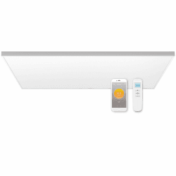 Infrarotheizung Deckenmontage mit Thermostat 860 Watt, Deckenheizung Infrarot, APP Fernbedienung Steuerung, Elektroheizung Heizplatte Heizkörper Heizpaneel, Überhitzungsschutz Energiesparend 860W