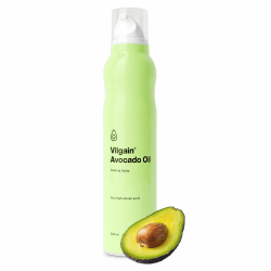 Vilgain® Avocadoöl Spray | Natürliches Öl-Kochspray | Sprühflasche | 100% reines Öl aus biologischem Anbau | Für gesundes Kochen und Braten | Ohne Treibmittel | 200 ml