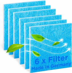 6 Filter kompatibel mit LIMODOR Lüfter Serie Compact - Limot Lüftungsgeräte Ersatzfilter Staubfilter Luftfilter Limodor Filter - Made in Germany