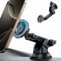ESR Handyhalterung Auto für Magsafe Autohalterung, Magnetische Halterung Auto Saugnapf für iPhone 16/15/14/13/12 Series, Armaturenbrett und Windschutzscheibe Handyhalterung, Laden Nicht unterstützt Dashboard/Windshield Car Mount