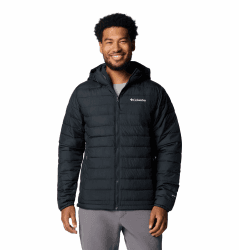 Columbia Herren Powder Lite Kapuzenjacke Schwarz L