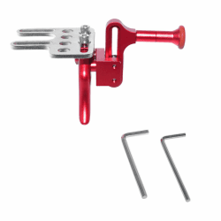 uslöser-Verlängerungshebel, Auslöser-Halterung, Adapter für Tauchschale, Stabilisator, Unterwasserkamera-Gehäuse, Tauchgriff für UW Kameragehäuse, Nitescuba NS10-S rot
