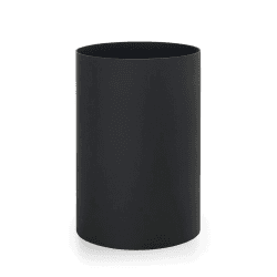 Kartell Papierkorb, Plastik, Schwarz, 25 x 25 x 38 cm Nero