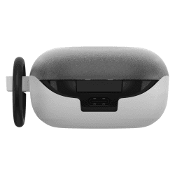 OtterBox Hard Shell Kopfhörer Hülle für Galaxy Buds Live/Galaxy Buds Pro/Galaxy Buds 2, stoßfeste,sturzsichere,Kratz- und Abriebfeste Schutzhülle für Galaxy Buds,inklusive Karabiner,Weiß/Transparant White/Transparant