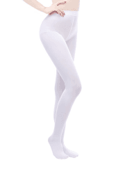 EVERSWE 80D Microfaser Damen Strumpfhose XXL-3XL Große Größen Weiße
