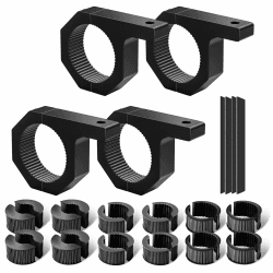 Chelhead 4 Stück Arbeitsleuchten Halterung Universal 25-50mm, 1.5"-2", Universelle Klemmhalterung Geeignet für Motorräder Geländewagen, ATVs, UTVs, LKWs 25-50mm*4