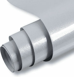 Hode Klebefolie Grau Glitzer 40cmX3m Möbelfolie Hochglanz Selbstklebende Folie Oberflächenschutz für Möbel Küche Schrank Wand Wasserdicht DIY Dekorfolie 0.4W x 3L m Grau