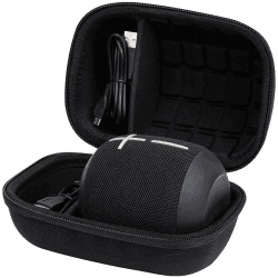 Khanka Tasche Schutzhülle Case Für Ultimate Ears UE Wonderboom/Wonderboom 2 / Wonderboom 3 Bluetooth Lautsprecher.(Schwarz)