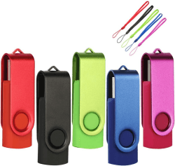 EASTBULL USB Stick 32GB 5 stück Speicherstick 32GB Mehrfarbig USB-Sticks Data Datenspeicher (32GB, Mehrfarbig) 32GB C-05