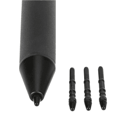 Targus AMM173RTGL Ersatzspitzen für Targus Active Stylus für Chromebook (3er-Pack) DREI Druckempfindlichen Spitzen Ersatzspitzen Stylus Chromebook Schwarz