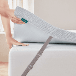 Bonnvia® Topper 140x200cm H2/H3 Gel, Matratzen Topper 140x200 Schlafsofa Bett Gelschaum, Matratzentopper 140x200 Boxspringbett Gel Bezug Kaltschaum 6CM Höhe 140 x 200 cm H2/H3 - bis 75kg