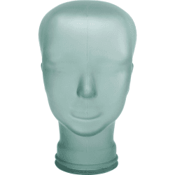 Kare Design Kopfhörerständer, Halter für Kopfhörer aus recyceltem Glas, Ständer für Kopfhörer und Gamer-Headsets, Grün, 29x21x21cm
