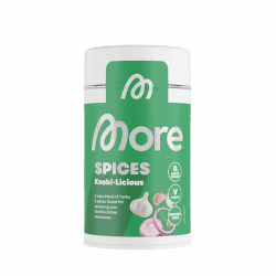 MORE Not Spices, Knobilicious, 130 g, Würzende Mischung mit Kräutern, Knoblauch und Salz Knoblauch-Kräuter Angebot bei HelloDeals