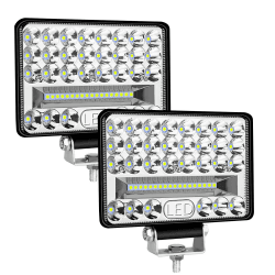 Afaneep LED Scheinwerfer 12V, 6 Zoll LED Arbeitsscheinwerfer 12V 27000LM 175W – IP68 Wasserdichter LED Zusatzscheinwerfer 12V Rückfahrscheinwerfer LED Arbeitsscheinwerfer 24V LED 6 Inch LED Arbeitsscheinwerfer