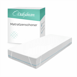 Dailydream Matratzenschoner wasserdicht, Matratzenschutz, atmungsaktiv, 180x200cm, Weiß 180x200cm Gummizug