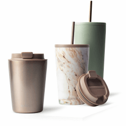 MAMEIDO Thermobecher 350ml, 470ml & 700ml - dichter Kaffeebecher to go aus Edelstahl doppelwandig isoliert, auslaufsicher - Coffee to go Becher warmhaltend (Rosé Quartz, 0,35l) 350 ml Rosé Quartz