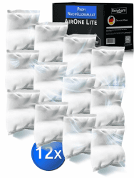 BonAura® AirOne Lite Badezimmer & Küche Luftentfeuchter Nachfüllpack I 12er Set 450g Luftentfeuchter Granulat I Entfeuchter Nachfüllpack I Schutz gegen Schimmel & Gerüche 12 X Granulat Nachfüllpack