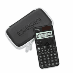 Casio FX-991DE CW ClassWiz technisch wissenschaftlicher Rechner mit Schutztasche, deutsche Menüführung (Limited Edition) FX-991 + Schutztasche Ohne Art Print