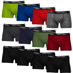MERISH Boxershorts Herren 8-er / 12-er Pack S-5XL Unterwäsche Unterhosen Männer Men Retroshorts New 4XL 218c 12er Set Mehrfarbig