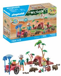 PLAYMOBIL | Wiltopia | Wombat Unterschlupf | nachhaltiges Spielzeug für Kinder ab 4 Jahren | 71625 Unterstand