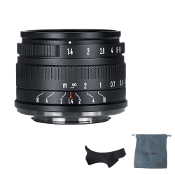 7artisans 35 mm F1,4 Mark II APS-C Festobjektiv mit manuellem Fokus und großer Blende, kompatibel mit Olympus- und Panasonic-MFT-M4/3-Mount-Kameras Micro 4/3 Mount