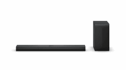 LG DS70TY 3.1.1 Dolby Atmos Soundbar (400W) mit kabellosem Subwoofer (eARC, HDMI, Optisch, Bluetooth) [2024], Schwarz One Size