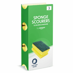by Amazon Scheuerschwämme, 3 Stück 3 Stück (Packung mit 1)