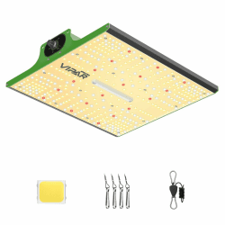 VIPARSPECTRA P600 LED Grow Lampe, 2024 Pflanzenlampe Led Vollspektrum, Pflanzenlampen LED Grow Light, Dimmen 0%-100% für Gewächshaus Zimmerpflanzen Sämling Gemüse Blüte für Growzelt 60x60cm 40x40cm Dimmable P600