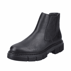 Rieker Damen Chelsea Boots M3854, Frauen Stiefeletten 40 EU Schwarz